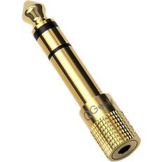 Cables ChaoChuang 6.35mm Male Plug to 3.5mm Female Connector Adapter AUX 6.3 Converter