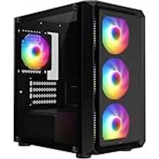 Gamemax Icon svart Micro-ATX TG spelfodral