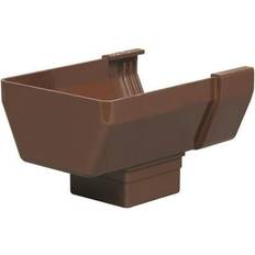 Roof Equipment Amerimax Brown by: Supply the Home, 5753306 5.8 Vinyl U Gutter Drop Outlet Pack