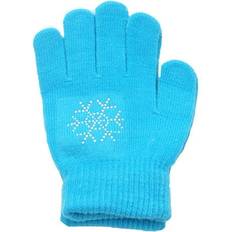 Ice Skating Accessories Rooha Sold by: TeeRees, Figure Skating Gloves Skating Gloves Non-slip Winter Warm Stretch Glove Children Blue