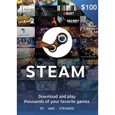 Steam Top-Up 100 USD