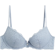 H&M Lace Super Push-Up Bra - Blue