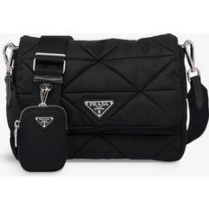 Prada Handbags Prada Womens Black Padded Re-Nylon Shoulder bag 17x24x8cm