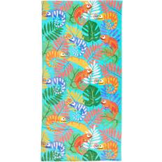 Tesco Tesco Gecko Printed Beach Towel Multicolour