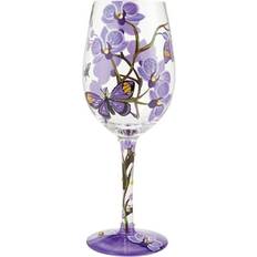 Purple Wine Glasses Enesco by: Lolita Butterfly Jubilee Wine Glass