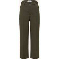 Bootcut - Homme Pantalons BA&SH Estin Cotton Cropped Pants - Kaki