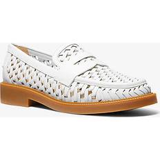 Michael Kors Mocasines Michael Kors Eden Woven Penny Loafers - Blanco