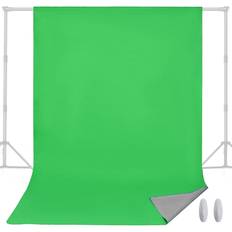 Photo Backgrounds Godox Green/Grey Curtain Background Screen 1.5mx2m