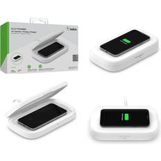 Belkin BOOST CHARGE UV Sanitizer 10 Watt Wireless Charger In White