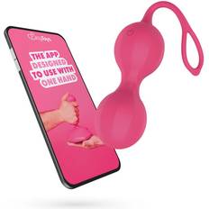 Sexleksaker Easytoys EasyConnect Vibrating Kegel Balls Stella Pink