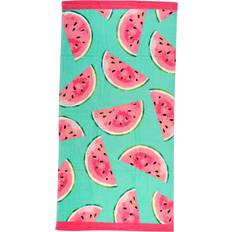 Tesco Teal Watermelon Printed Beach Towel Turquoise