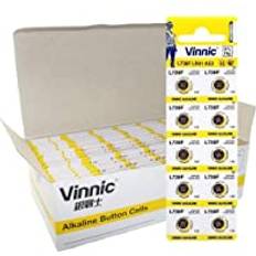 Vinnic LR41 Battery L736F AG3 Alkaline Buttons