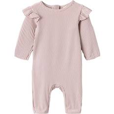 18-24M UV-drakter Lil'Atelier Fondo LS UV Long Swimsuit - Nostalgia Rose (13226438)