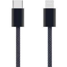 Linocell Flettet USB-C til Lightning-kabel 1 m