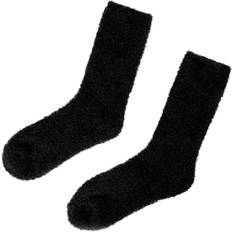 OHS Fluffy Fleece Socks Black