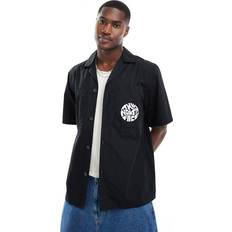 The North Face Cotton Shirts The North Face Brand-print Regular-fit Woven Shirt - Black