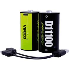 Verico LoopEnergy Laddbart Batteri D R20 Li-Ion 7400 mAh 1.5 V 2 St