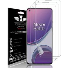 TechGear [3 Pack Screen Protector fits OnePlus 8T [Screen Angel Edition] [Case Friendly] [Bubble Free] [FULL Screen Coverage]