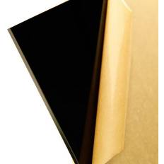 Azm Solid Black Glossy Acrylic Plexiglass Sheet 12 x 12