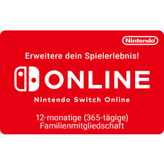 Nintendo Switch Games Switch Online 12 Monate Familienmitgliedschaft