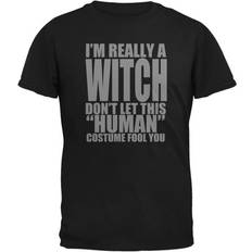 T-shirts Old Glory Toddler Halloween Human Witch Costume T-shirt - Black