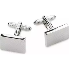 Bloomingdale's Laser Tile Square Cufflinks - Silver