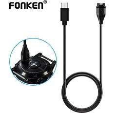 Fonken Dock Charger USB Charging Cable Cord for Garmin Fenix 5/5S/5X Plus 6/6S/6X Pro Sapphire Venu Vivoactive 4/3 945 245 45 Quatix 5