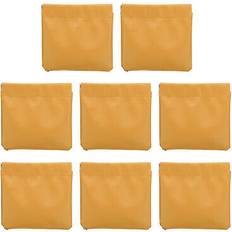 Yellow Cosmetic Bags Uxcell 8 pcs cosmetic bag for purse makeup mini pu leather pocket bag coin pouch yellow