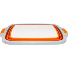 Orange Kitchenware DripEZ Drip-EZ Barbecue Prep Tub with Chopping Board