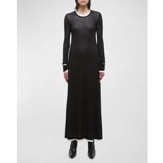 Dresses Helmut Lang Double-Layer Maxi Dress BLK X-Large