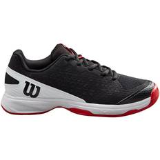 Textile Racket Sport Shoes Children's Shoes Wilson Junior Rush Pro 4.0 - Black/White