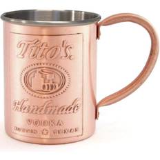 Tito's Beer & Spirits Tito's Tito's Handmade Vodka Tito's Vodka Copper Stainless Steel Lined Mule Mug,12 ounces