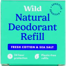 Wild refill Wild Natural Deodorant Refill Sensitive Fresh Cotton & Sea Salt 40g