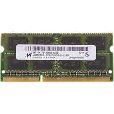 Micron 4gb 2rx8 ddr3l 1600mhz pc3l-12800s 204pin so-dimm laptop memory ram $dwm