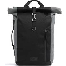 Sandqvist Ground Dante Vegan Rolltop backpack black/green