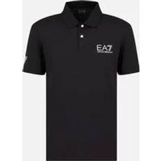 EA7 Emporio Armani Tennis Polo Shirt Black, Black, 2Xl, Men