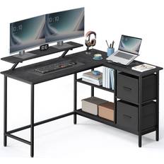 Vasagle Writing Desks Vasagle L-Shaped with 2 Drawers Writing Desk