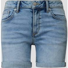 Évasé Shorts s.Oliver QS Jeansshorts mit Eingrifftaschen in Hellblau, Größe