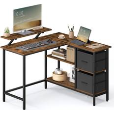 Vasagle L-Shaped with 2 Writing Desk