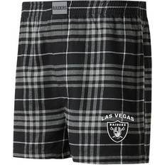 Underwear Concepts Sport Men's Black/Gray Las Vegas Raiders Flannel Boxers