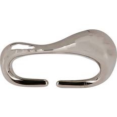 Courreges Polert Sølv Tre Finger Ring Gray ONE