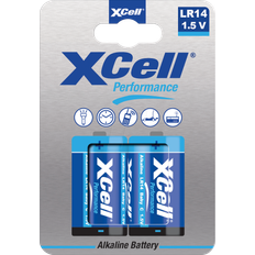 XCell Batteri R14 C LR14HP Alkaliskt 1.5 V 2 Stk