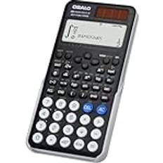 Calculators Osalo Vetenskaplig miniräknare 417 funktion 2 rad 10 2 siffror skriftlig display sol- och batterikiräknare för studenter gymnasiet svart OS 991ES Plus 2:a utgåvan