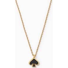 Enamel Necklaces Kate Spade Everyday Enamel Mini Pendant Black