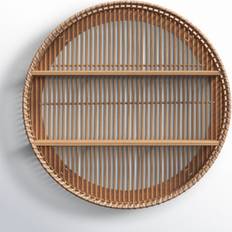 Shelves Birch Lane™ Olwen Circle Bamboo Wall Shelf