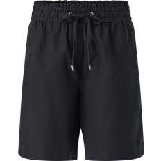 Esprit Dam Shorts Esprit Linneshorts Easy Pull On Svart