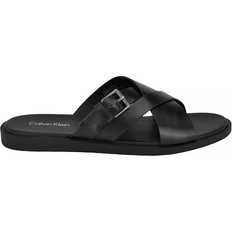 Faux Leather - Men Sandals Calvin Klein Elon - Black