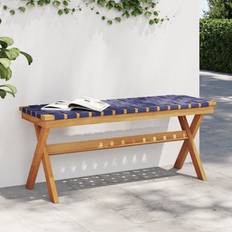 Blue Garden Benches vidaXL Dark Garden Bench