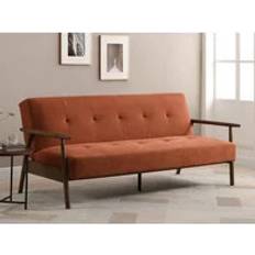 Kyoto Berkeley Burnt Orange Weave Sofa