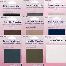 Cotton Fabrics Hemline 24cm lightweight polycotton mender Fabrics Brown